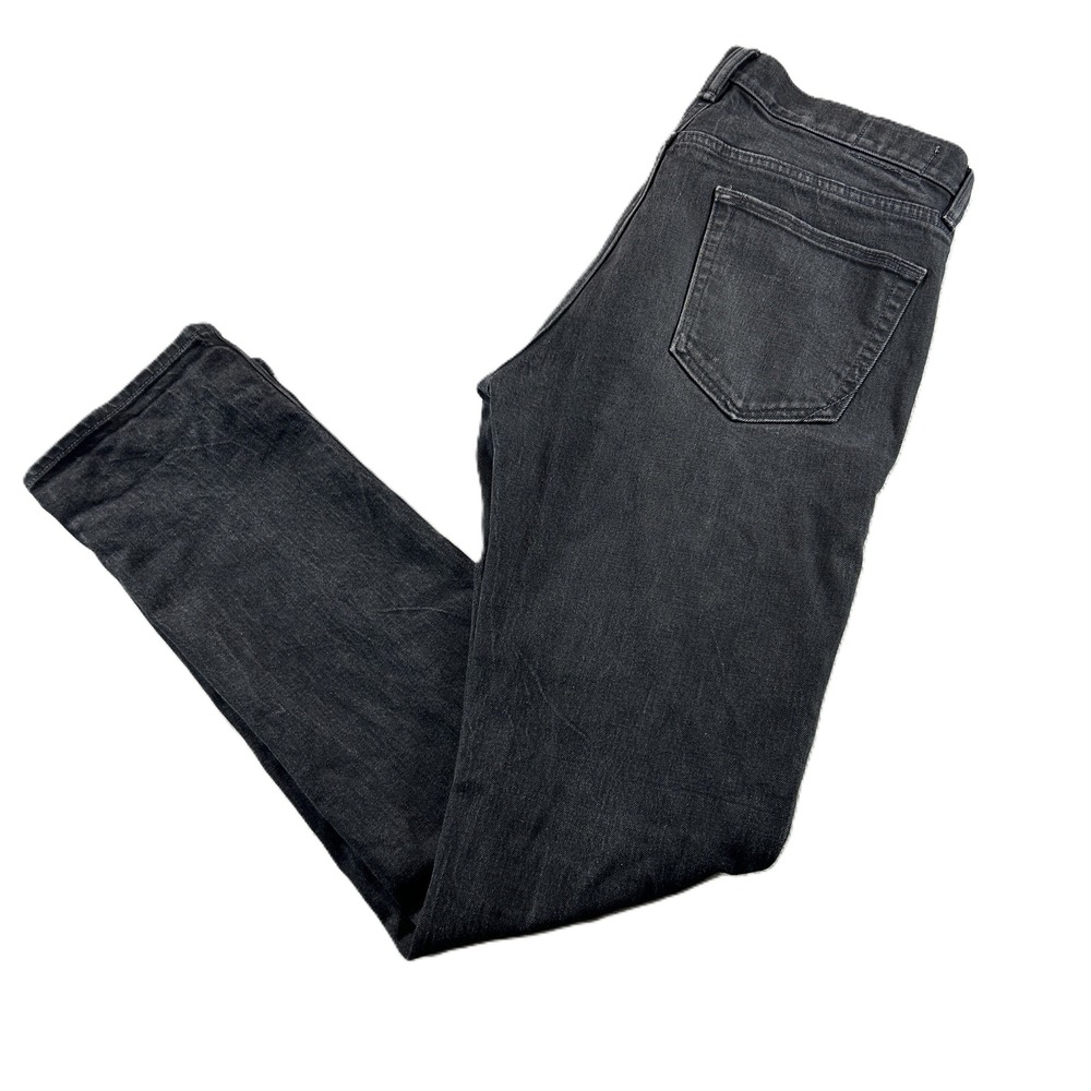 Banana Republic Jeans Mens 33x34 Black Slim Fit Faded Wash Denim